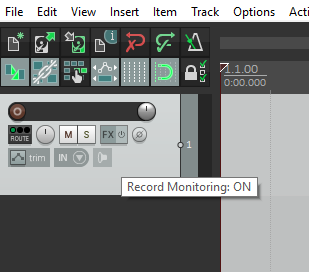 Guitar Impulses: Input Monitoring