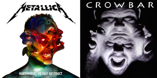 Metallica Release New Single Hardwired: Hardwired album art vs Crowbar's