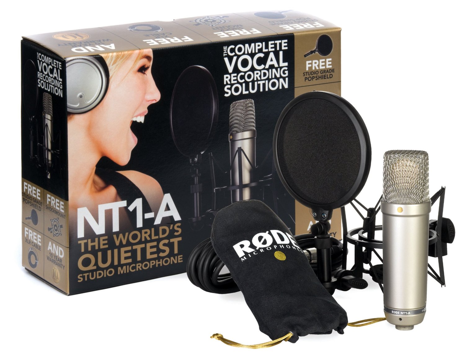Recording Rap Vocals: Rode NT1-A Pack 1